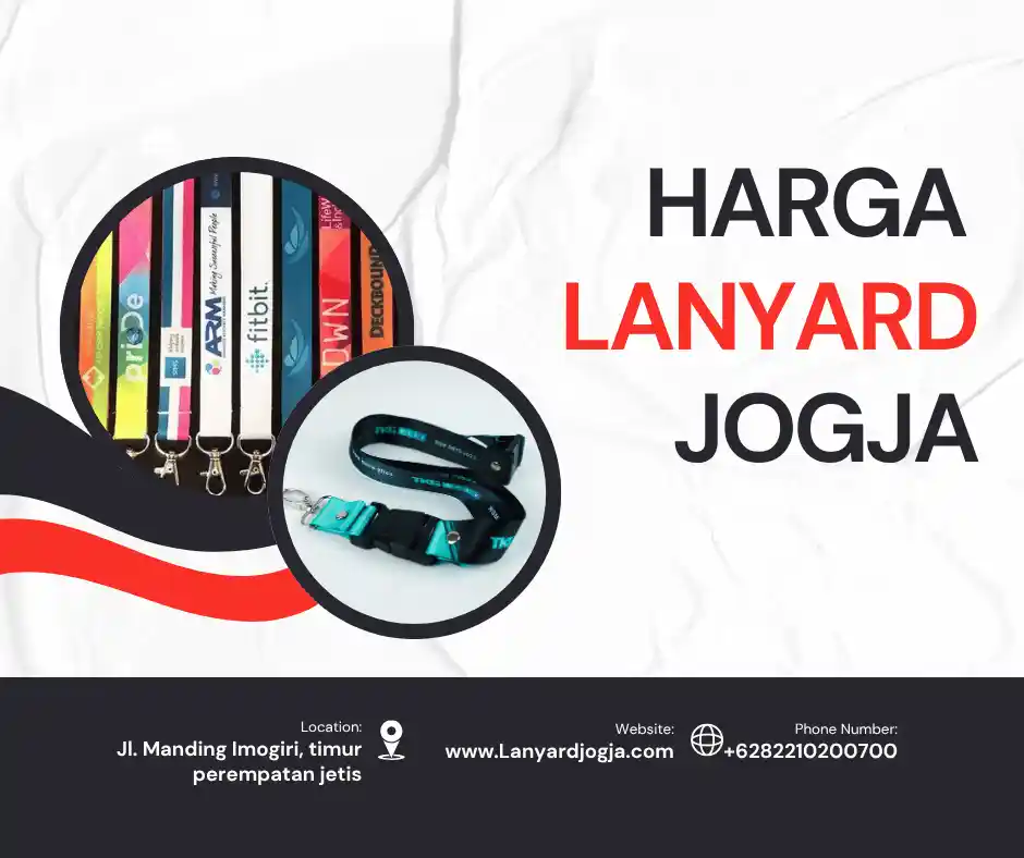 Jual Tali Lanyard Jogja Terbaru 2025, Custom & Printing Cepat Bergaransi
